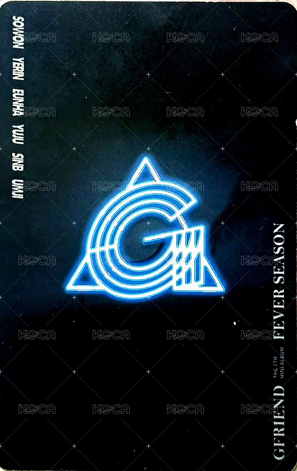 迷七 打歌卡  背面