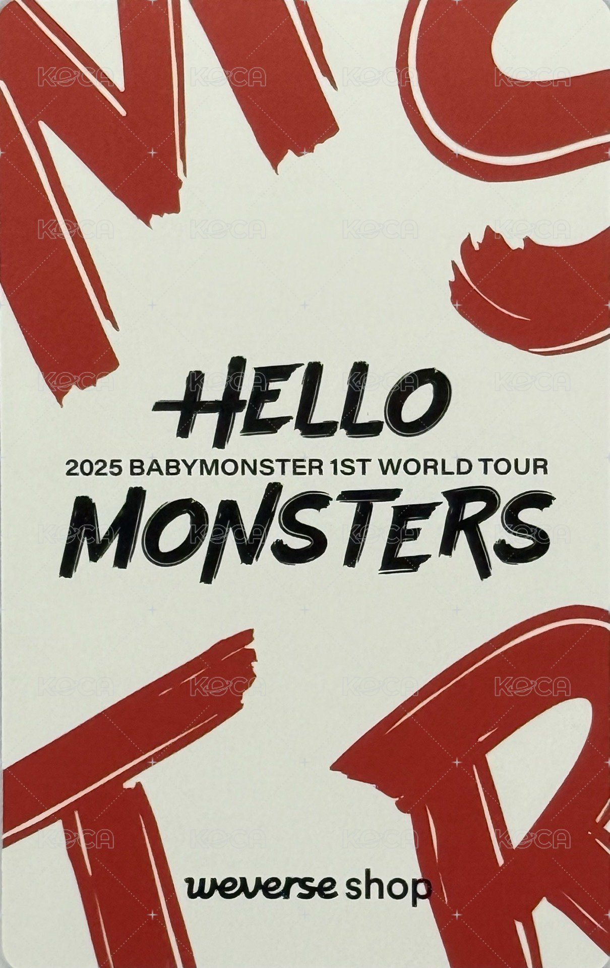 25世巡 香港展位 入場卡 / 場限卡 ver.B 背面