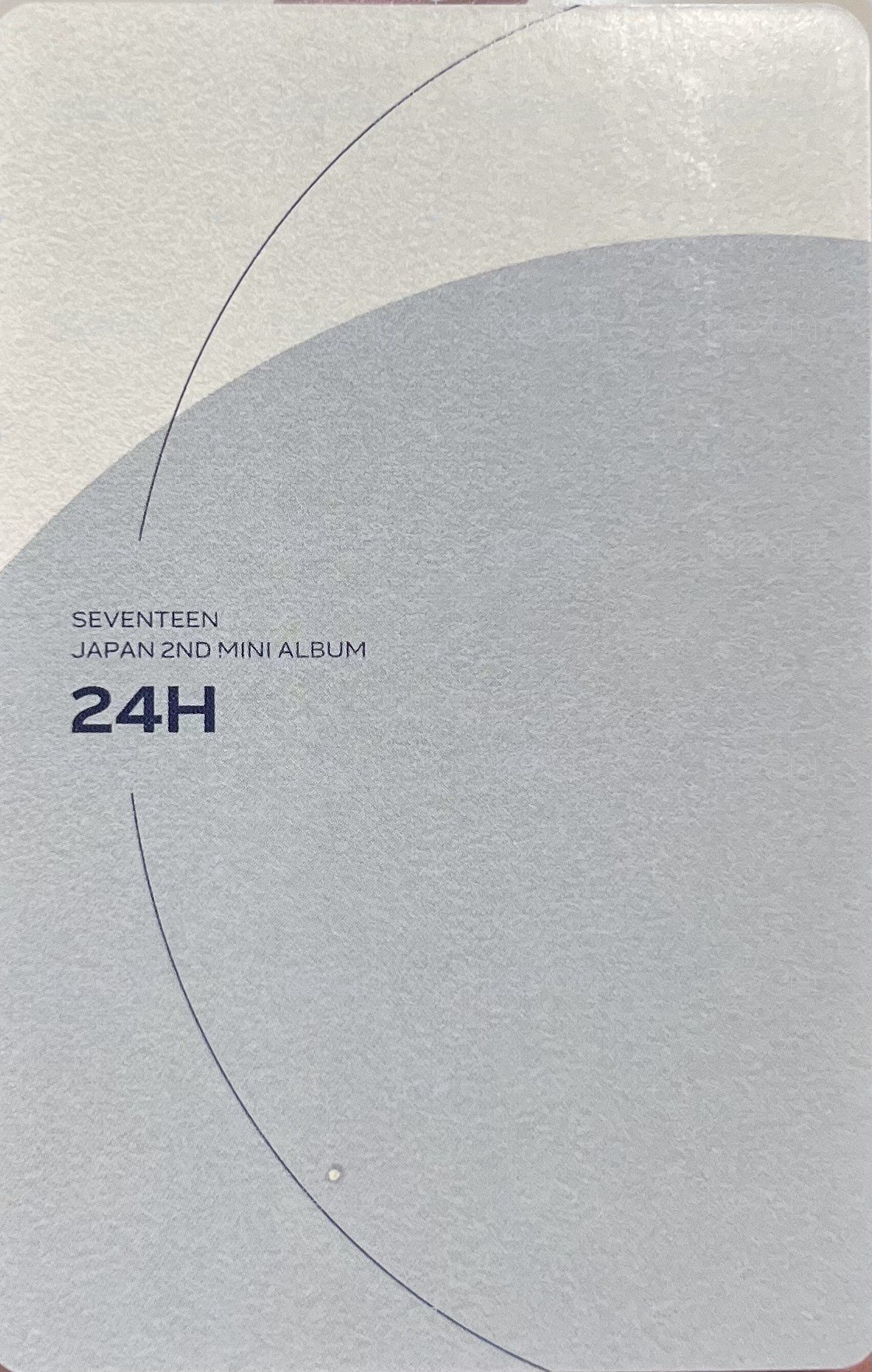 24H 專輯卡 A盤 背面