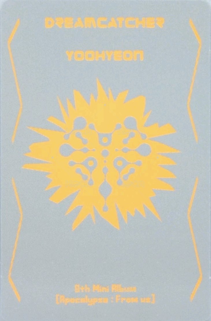 迷你八輯 專輯卡  背面