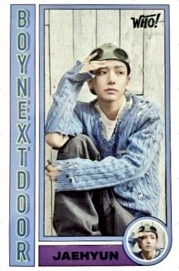 WHO! 專輯卡 ID 卡 3 正面