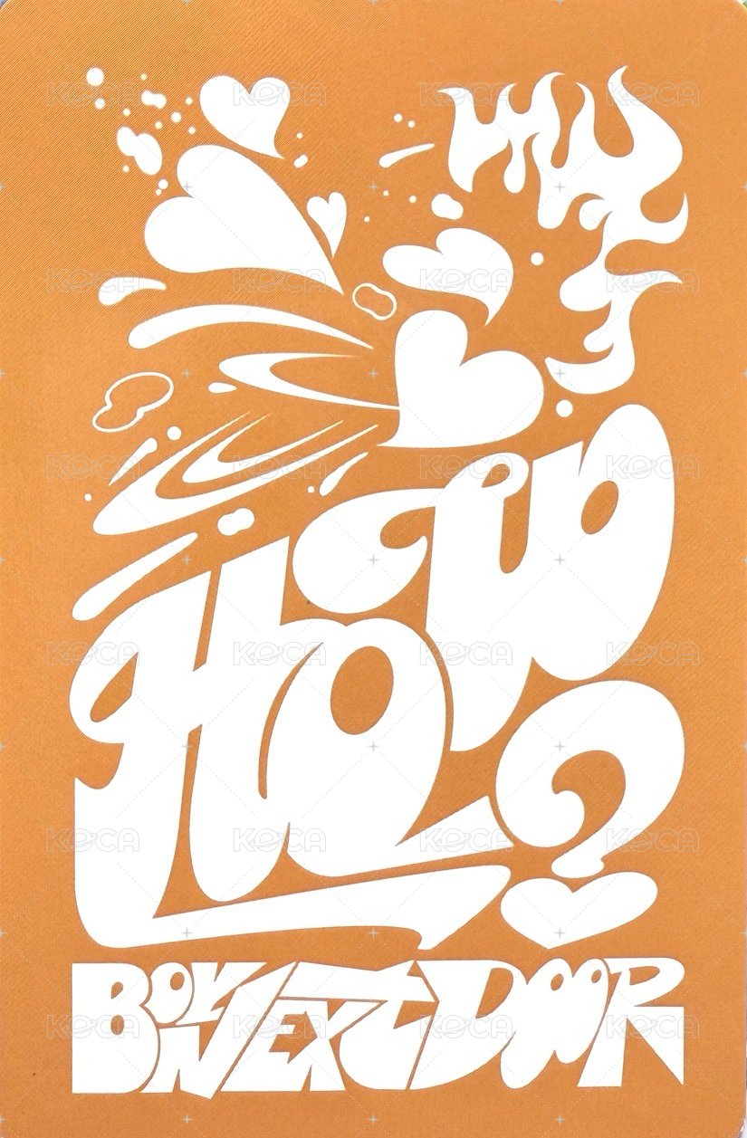 HOW? 專輯卡 Wind ver. 專卡6 背面