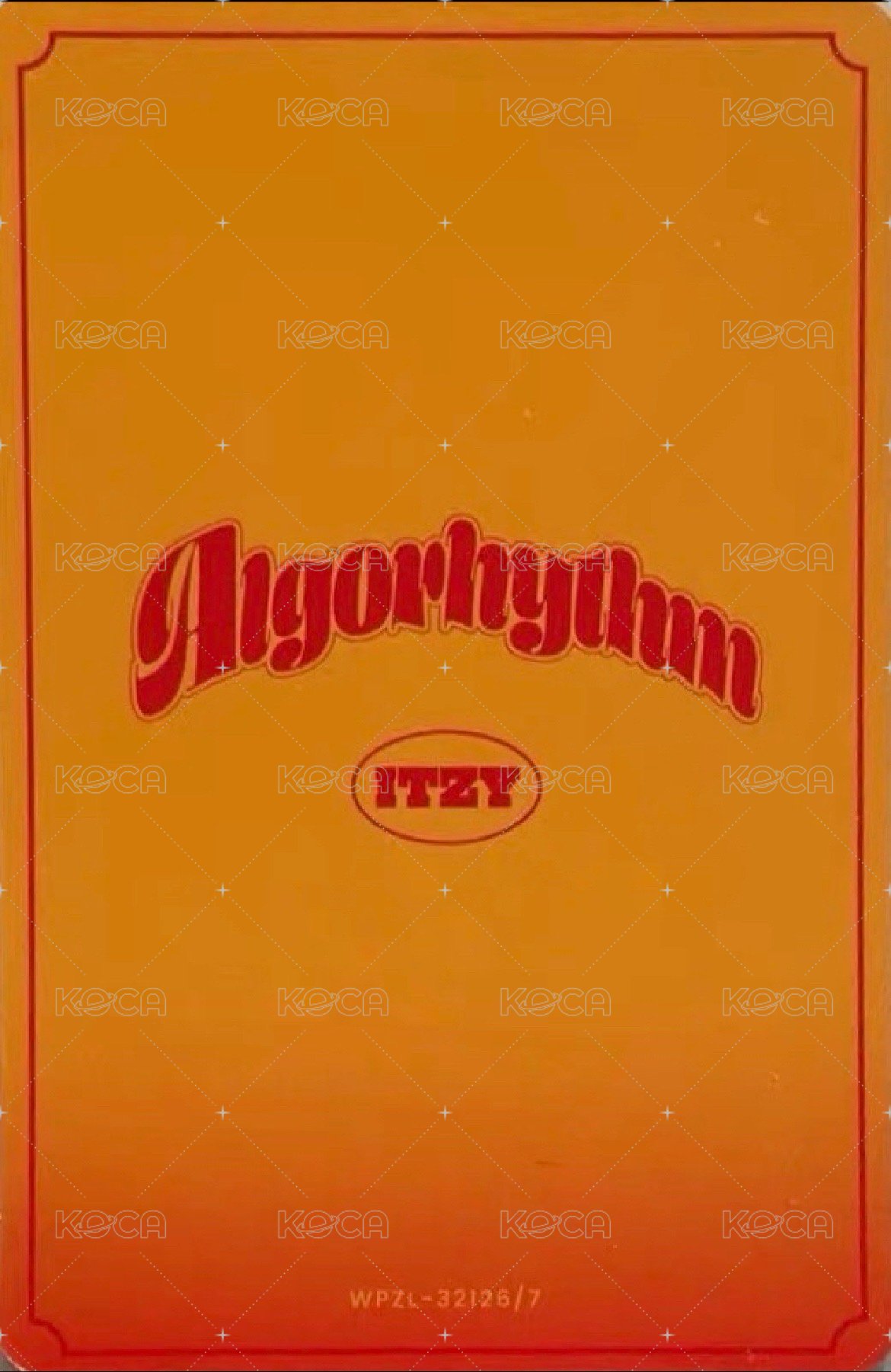 Algorhythm 專輯卡 初回限定盤 雙人卡 背面