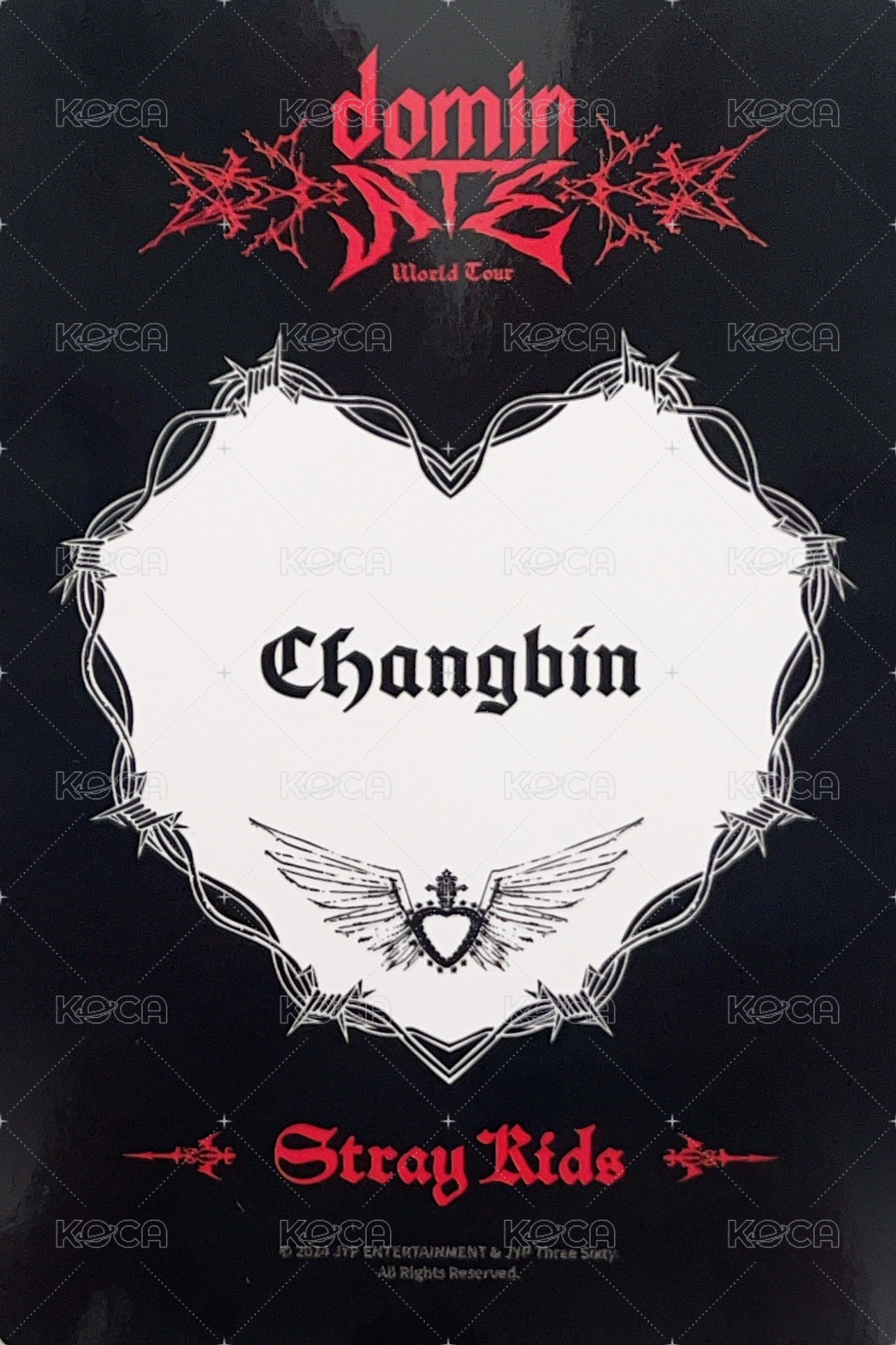 3rd 世巡 周邊卡 髮夾 背面