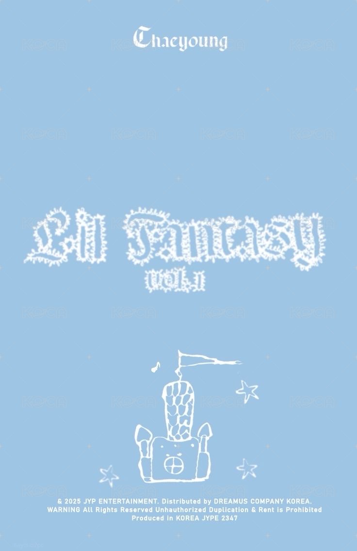 LIL FANTASY vol.1 專輯卡 單封 預售禮 背面