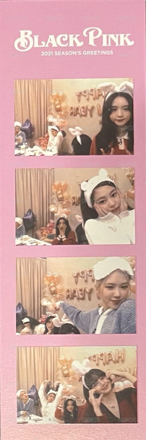 2021年曆 人生四格卡 YG預購限定四格特典 正面