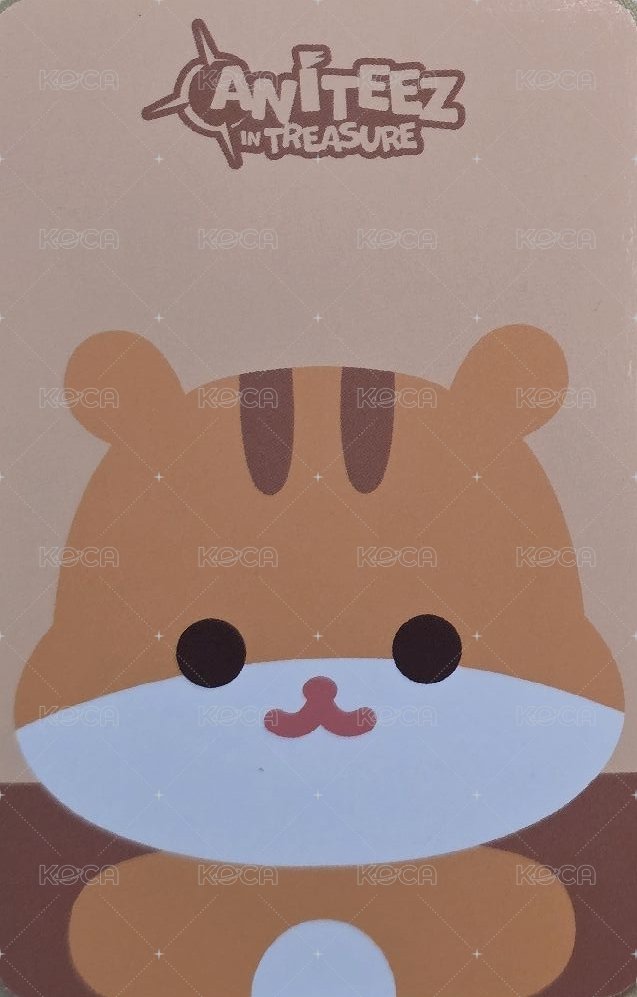 ANITEEZ IN TREASURE 周邊卡  背面