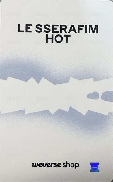 HOT wvs 1.0 幸運卡 單封ver. 背面
