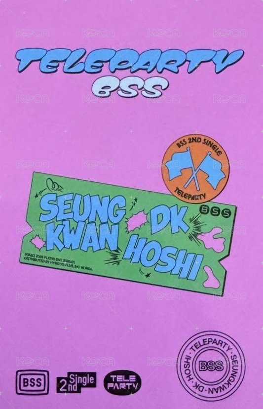 ‘TELEPARTY’ 打歌卡 FAN PARTY 背面