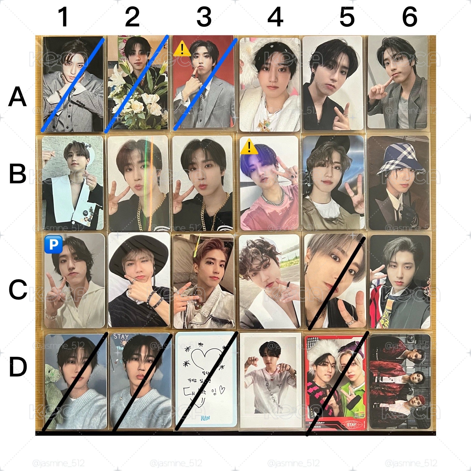 Stray Kids Han 韓知城小卡