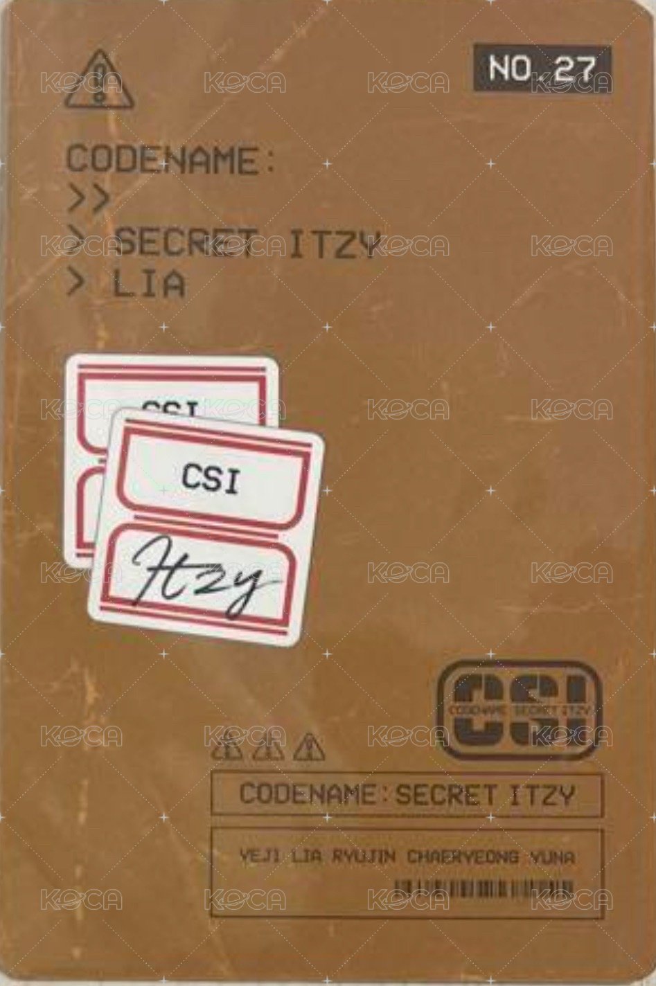 CSI 隨機卡 No.27 背面