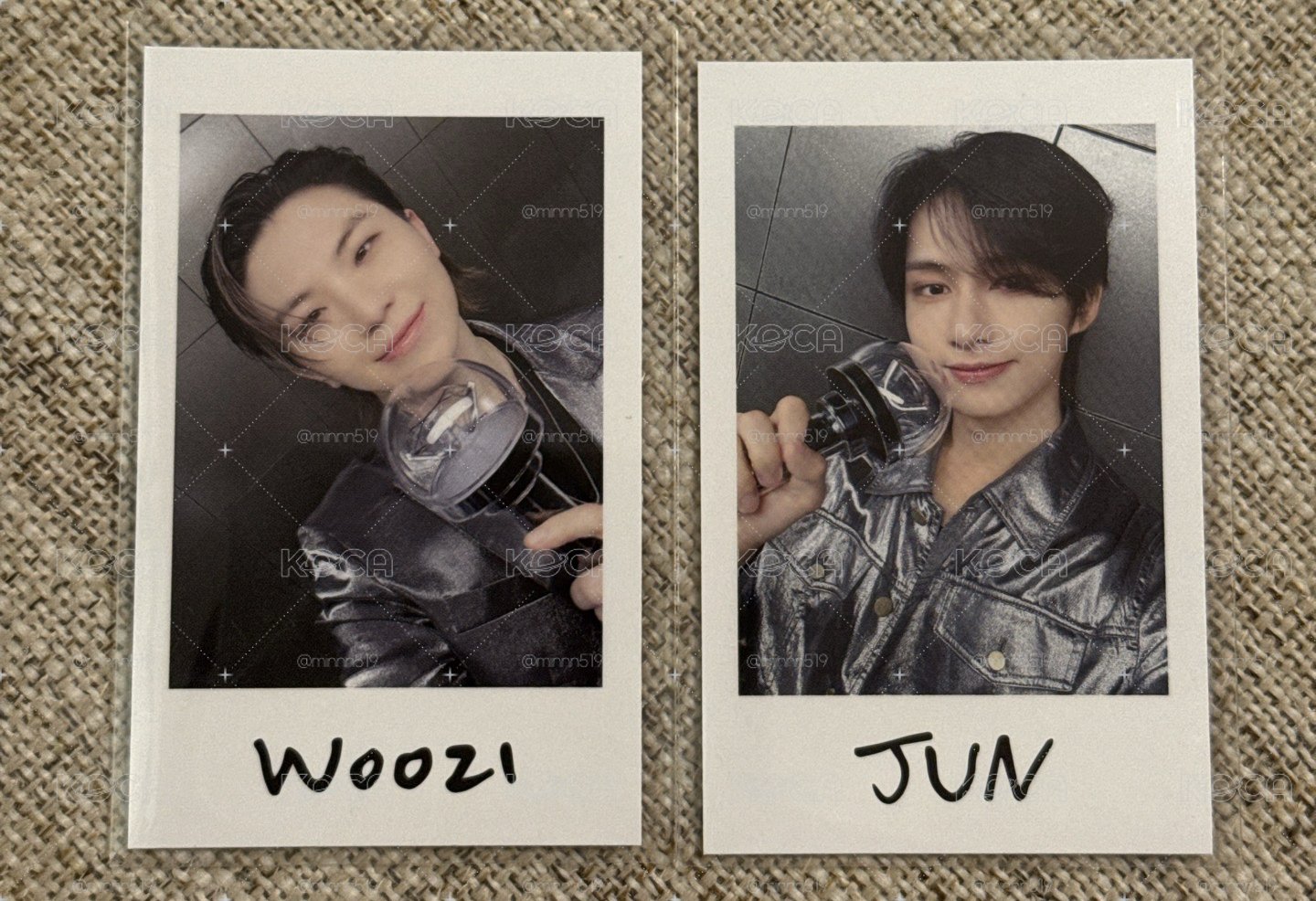 ✨SEVENTEEN RIGHT HERE日巡拍立得✨克拉棒Woozi Jun🍚🐱