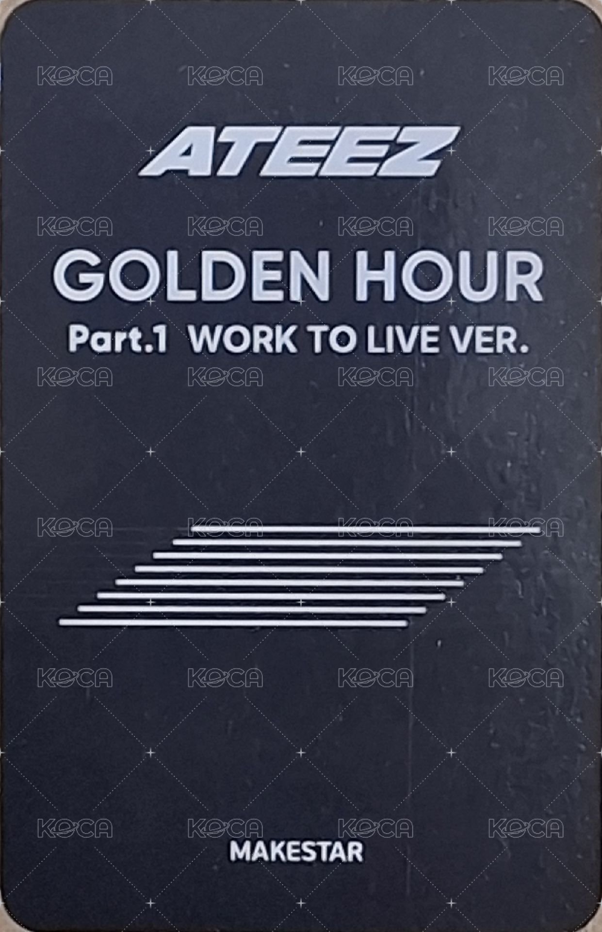 Work to Live ms 1.0 特典卡  背面