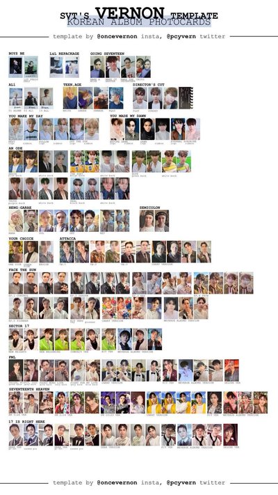 Seventeen 率 各時期專卡 正五/迷12/迷11/迷10/正四/迷7/正三/迷3