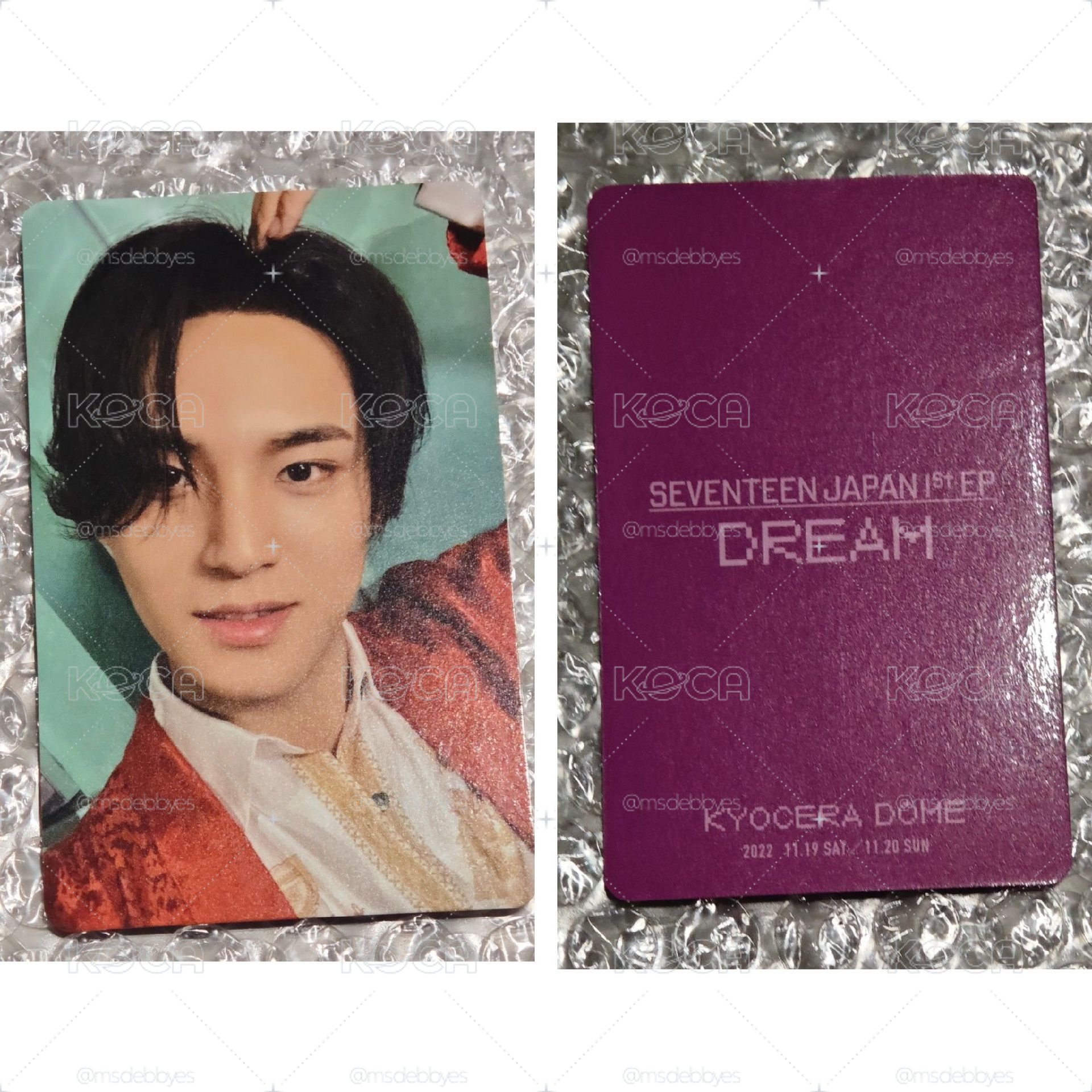 DREAM 入場卡 / 場限卡 大阪場限 - MINGYU