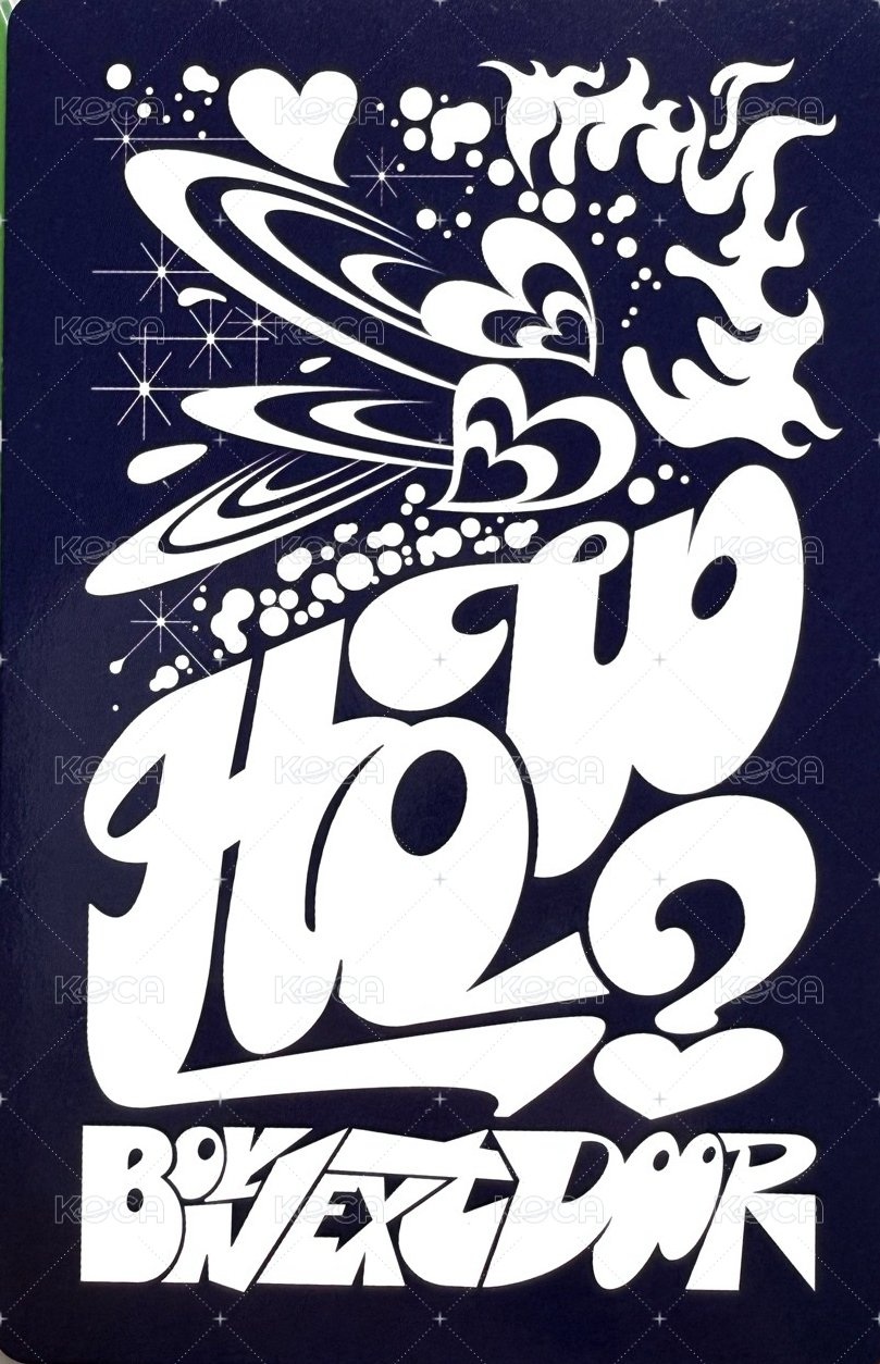 HOW? 專輯卡 Fire專卡6 ver.B 背面