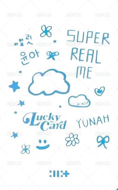 SUPER REAL ME 專輯卡 SUPER ME B ver. 背面