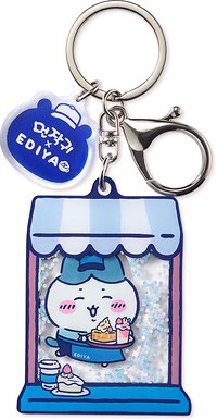 EDIYA COFFEE聯名 鑰匙圈吊飾 店員櫥窗