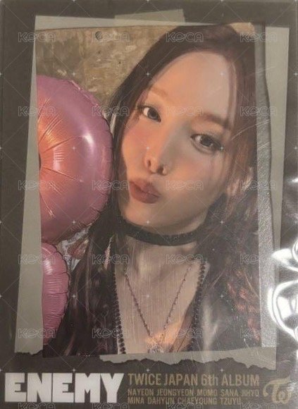 ENEMY JYP JAPAN 特典卡  正面