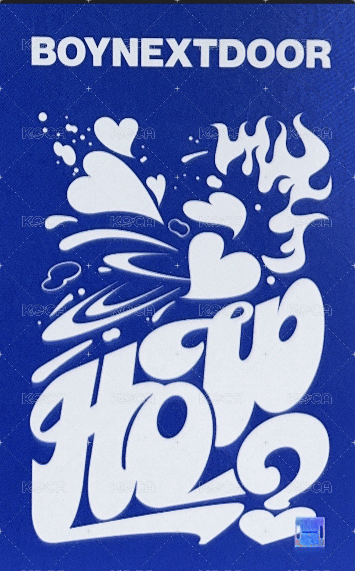 HOW? wvs 特別禮 特典卡  背面