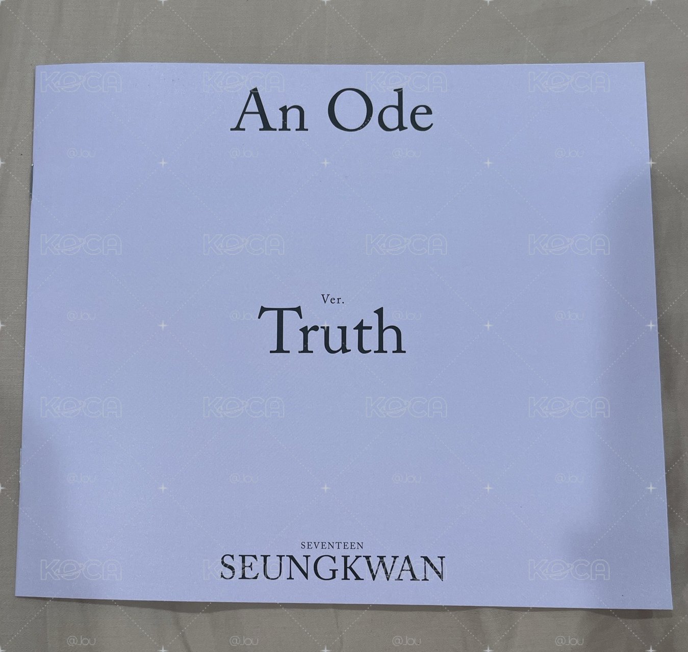 An Ode Truth 寛個人寫真