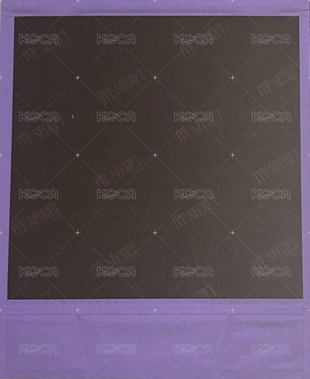 IVE SECRET 專輯卡 Psst! ver.拍立得 背面