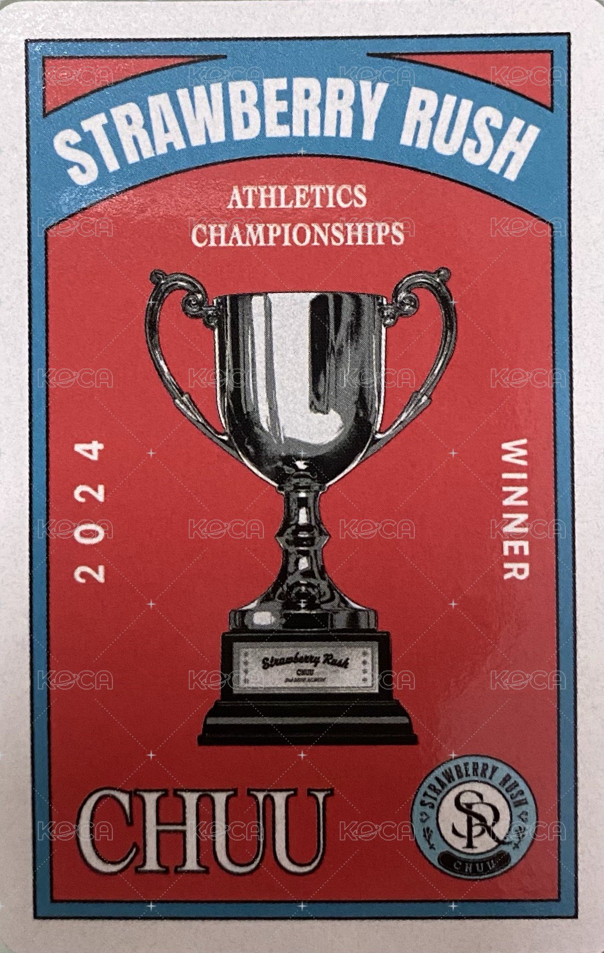 Strawberry Rush 專輯卡  背面