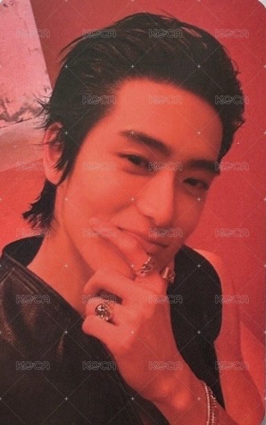 J 專輯卡 鄭在玹 J Smoke 紅光專卡 正面