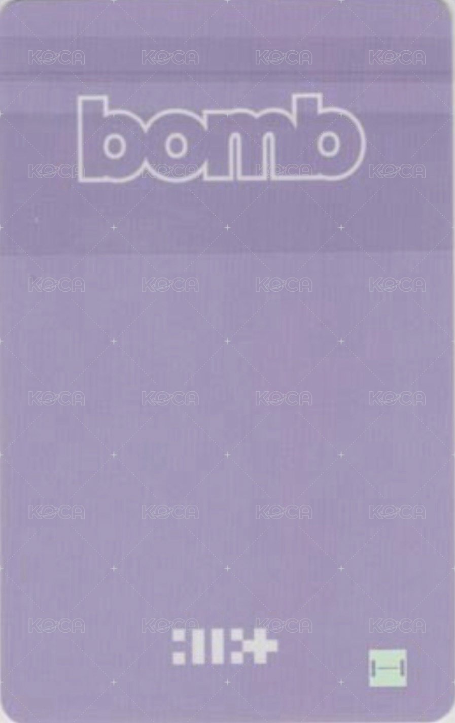 bomb k4 2.0 幸運卡  背面