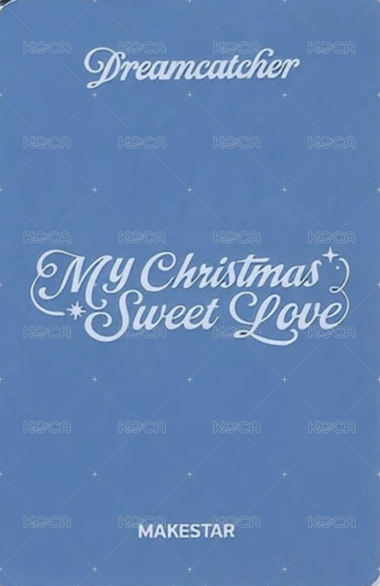 聖誕單曲專輯 ms 4.0 幸運卡 F ver. 背面