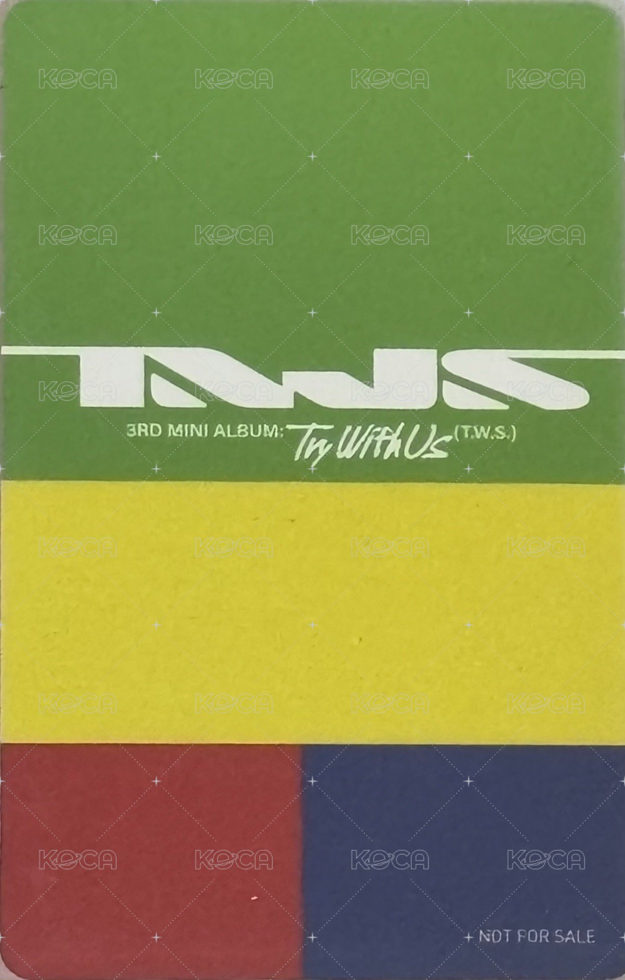 TRY WITH US 塔店 幸運卡  背面