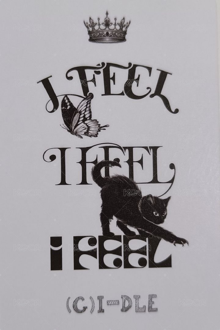 I feel 專輯卡 電子專卡-麵 背面