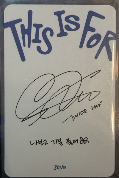 Twice Sana This is for 