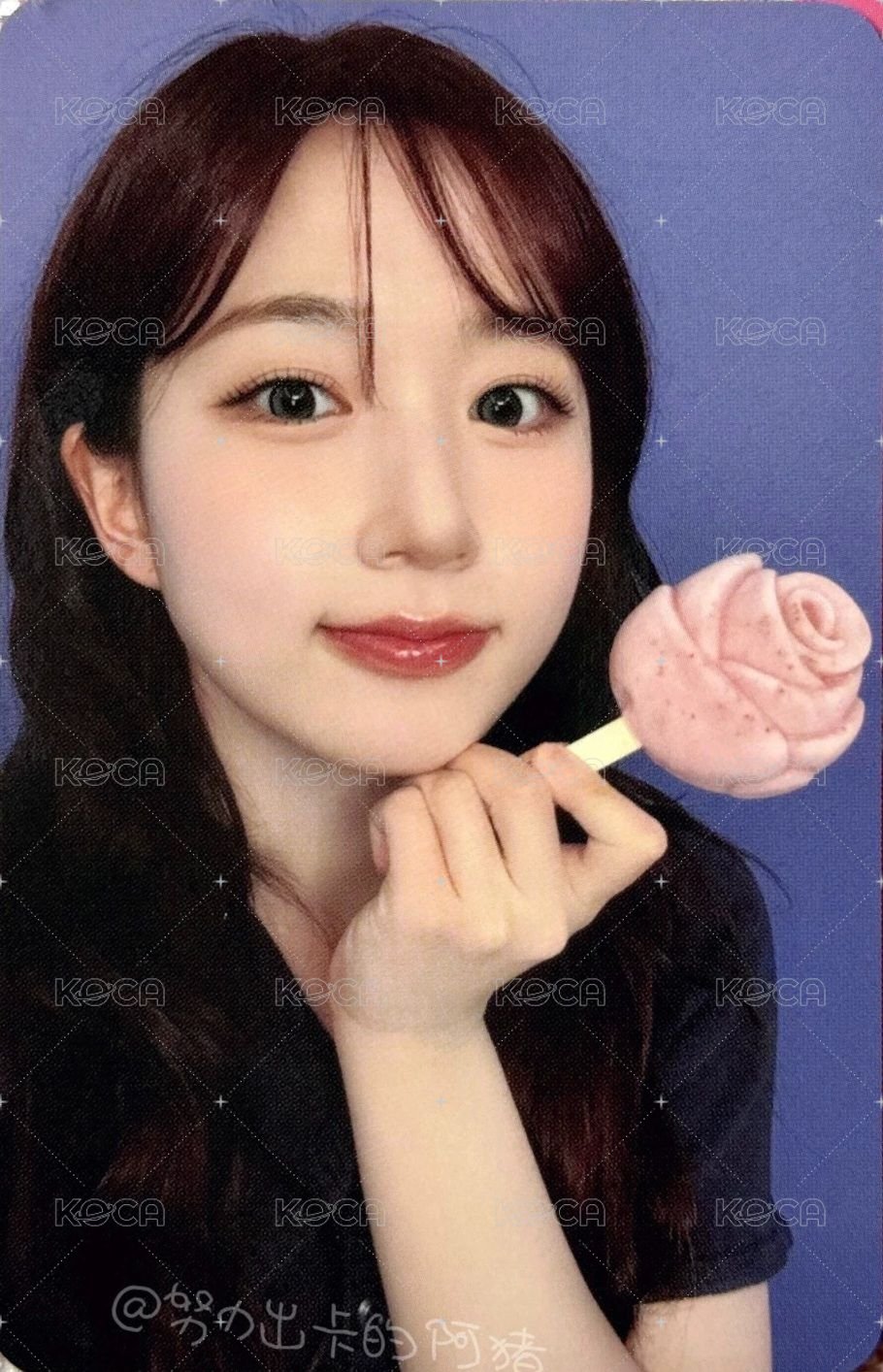 FORWARD ms 線上 18.0 簽售卡 玫瑰花冰淇淋 正面