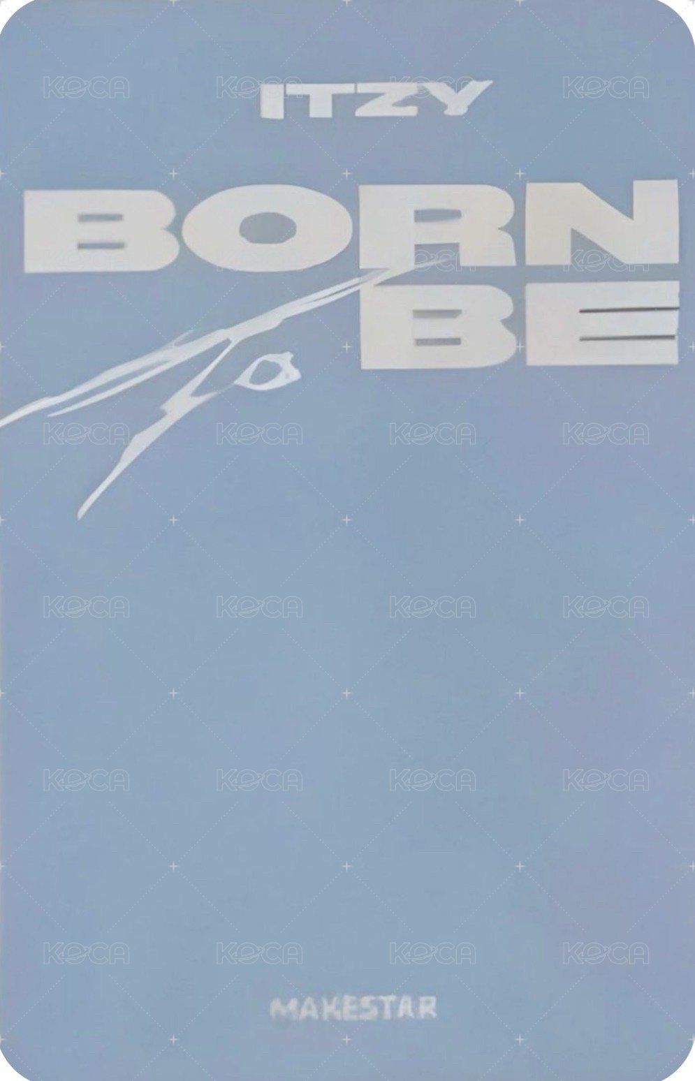 BORN TO BE ms 2.0 簽售卡  背面