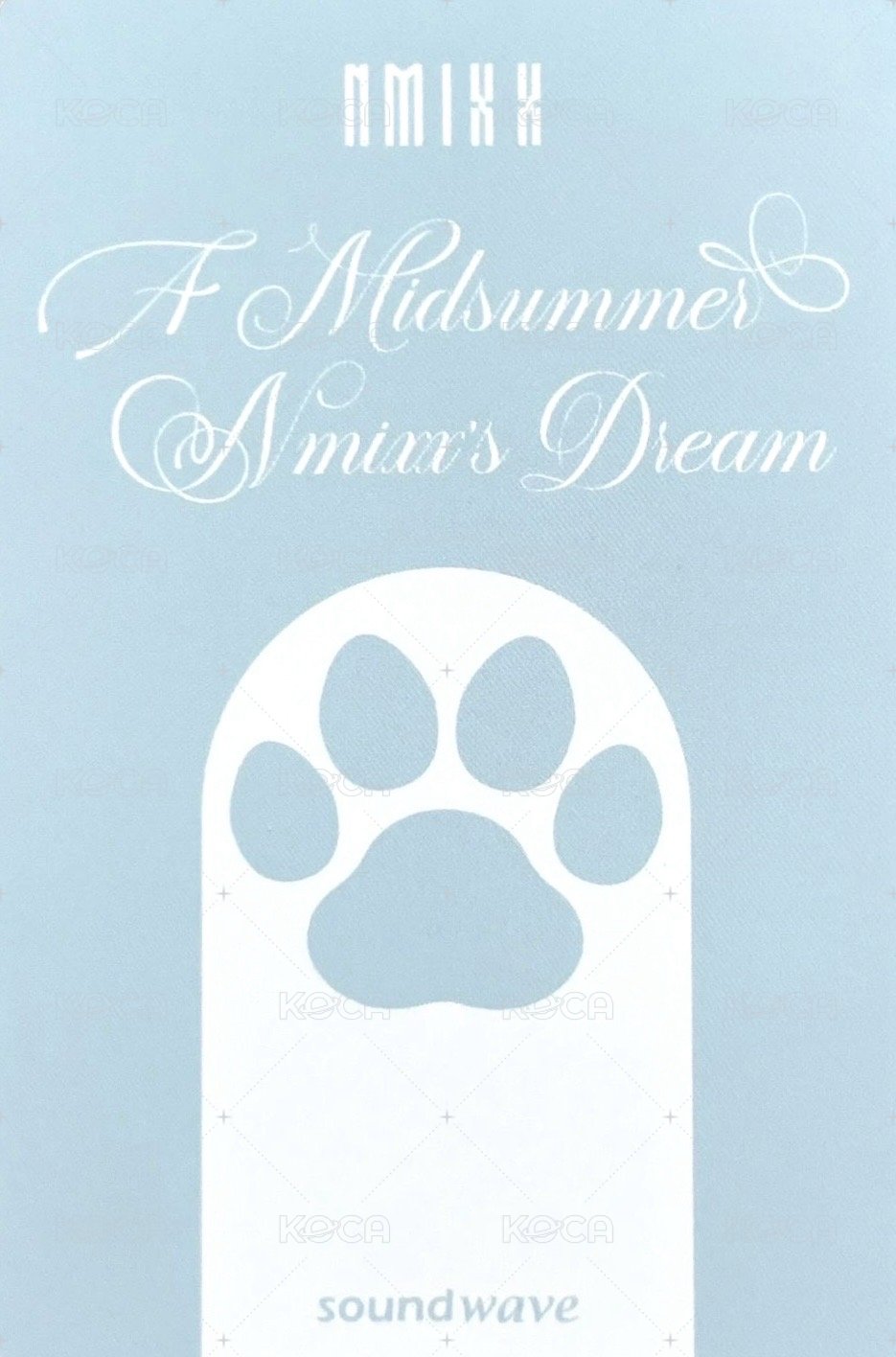 仲夏夜 sw 3.0 幸運卡 白貓 背面