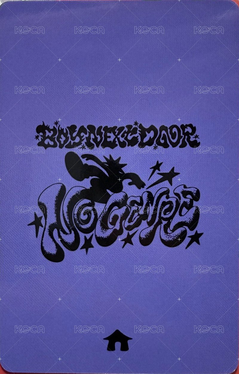 No Genre yzy 2.0 簽售卡  背面