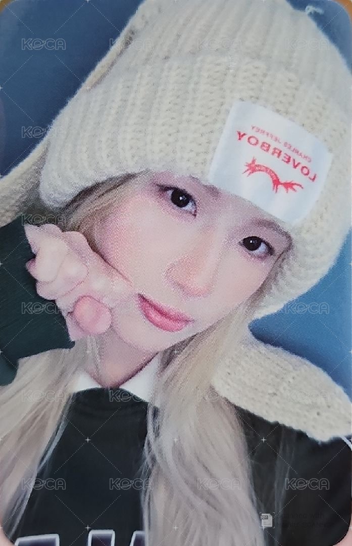 1st EP Album - ACT LIKE THAT el 1.0 線下 簽售卡 토끼비니 ver. 正面