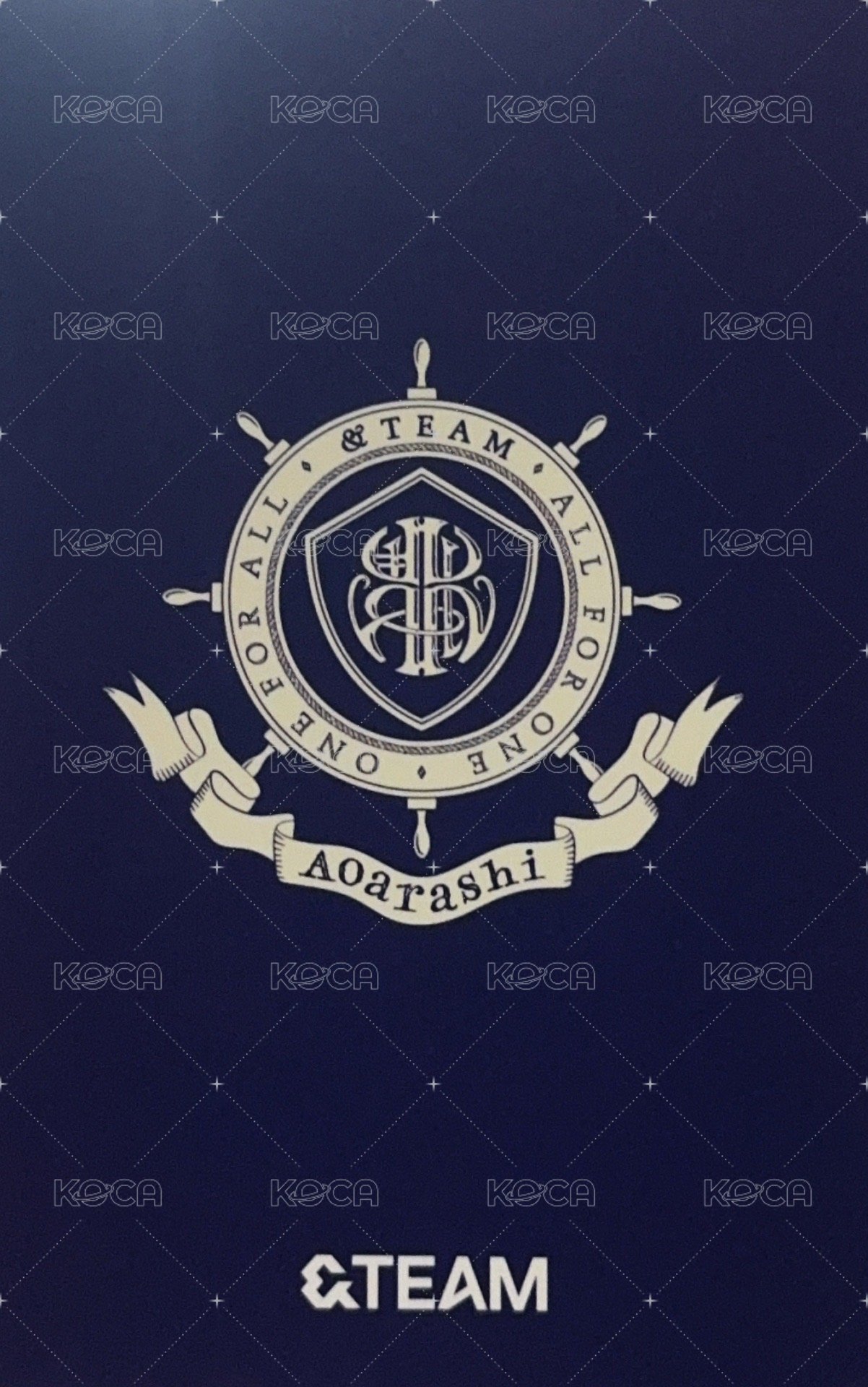 青嵐 日咖 特典卡  背面