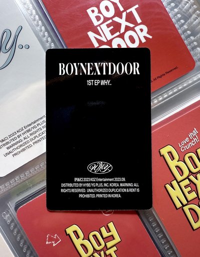 ❇️ WHY.. 專輯雙人卡 朴成淏X金雲鶴