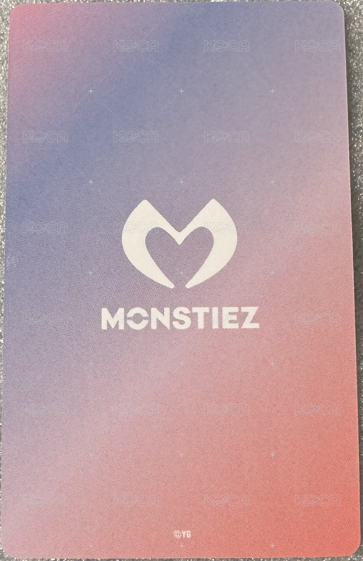 25世巡 yg 周邊卡 日本場週會員卡 賢 ver.B 背面