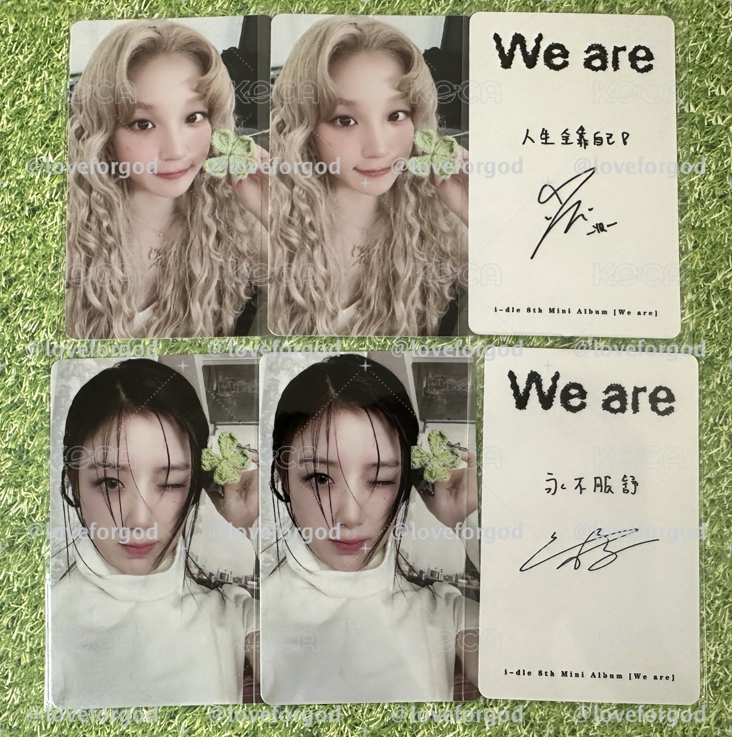 I-DLE 泡泡摩奇1.0A版 中文卡背