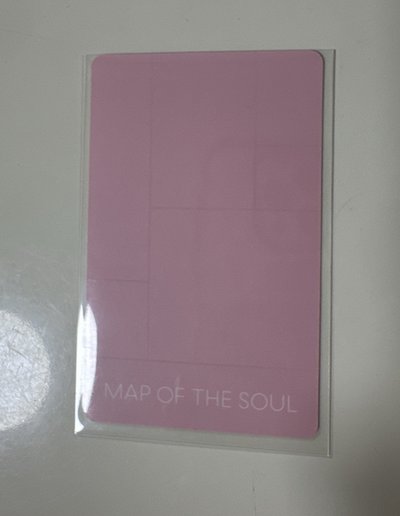 金泰亨 Map of the soul專輯卡