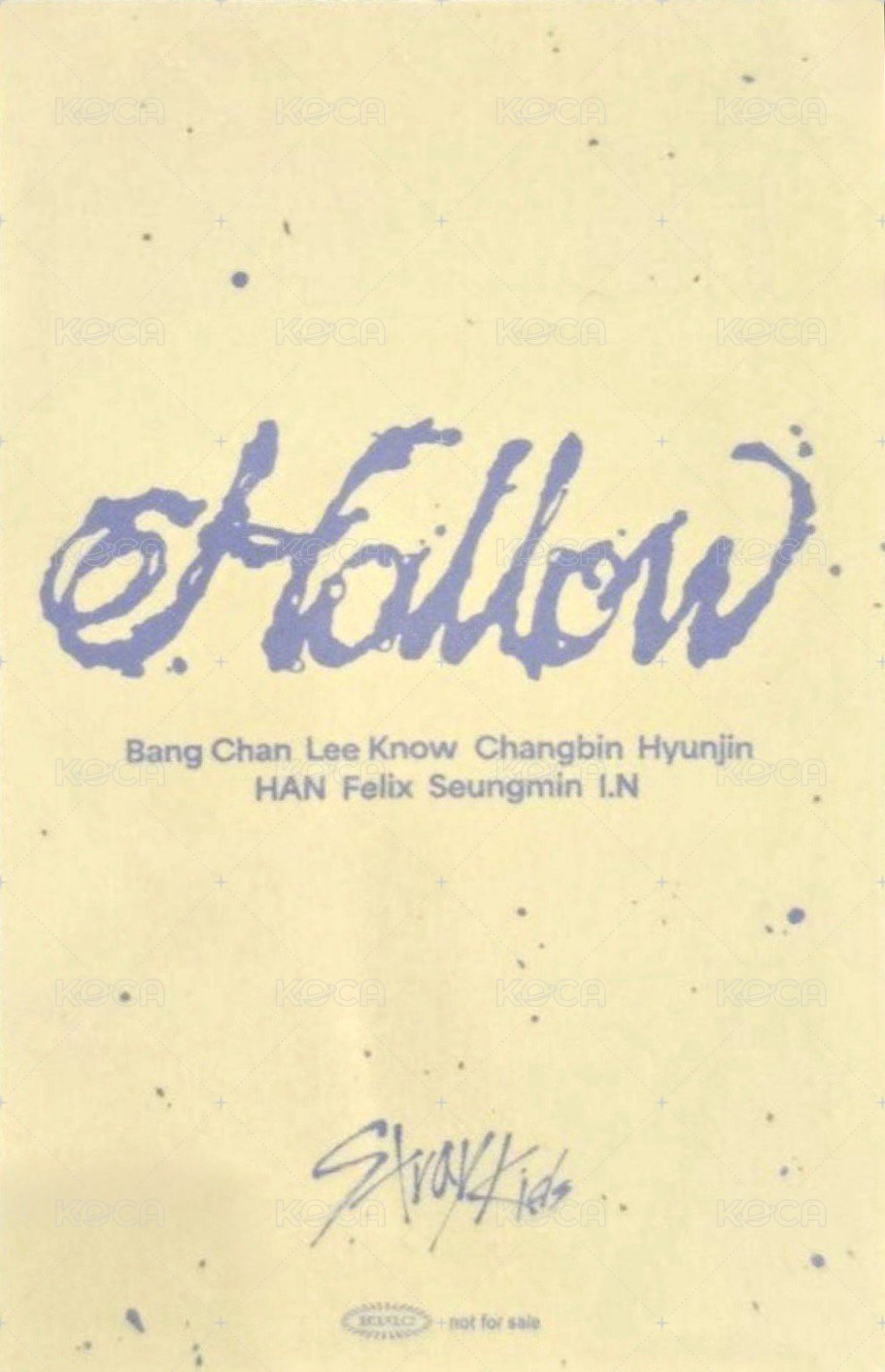 Hollow 入場卡 / 場限卡 靜岡 05/10 背面