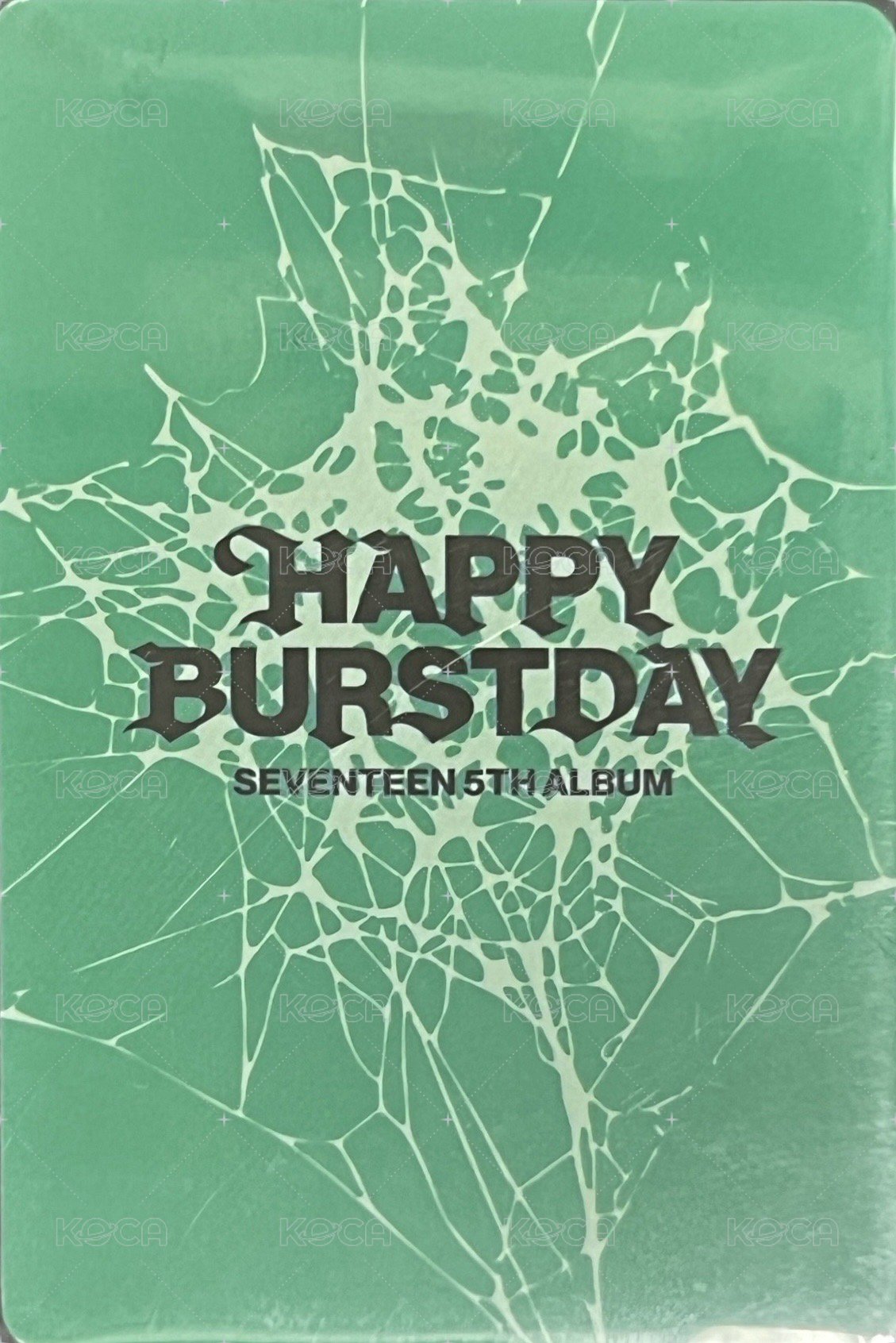 正五 yzy 幸運卡  背面