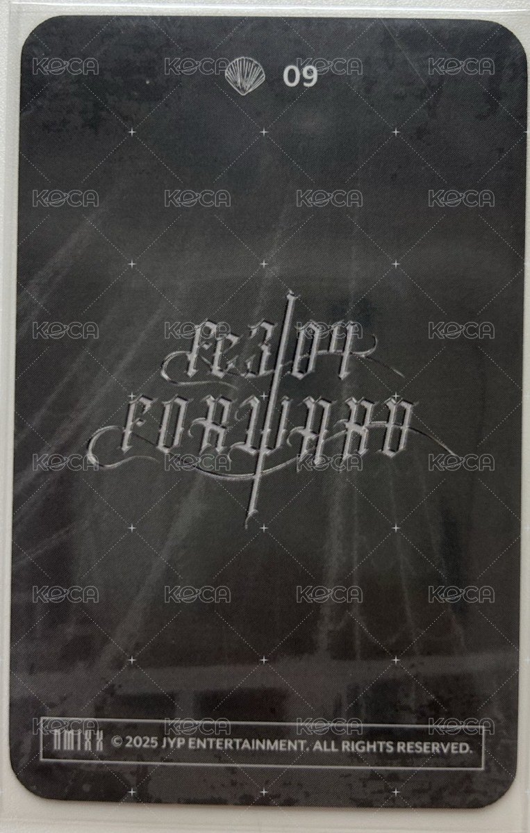 FORWARD 快閃 隨機卡 薛 背面