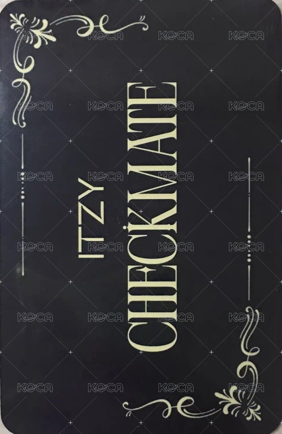 CHECKMATE sw 5.0 簽售卡  背面