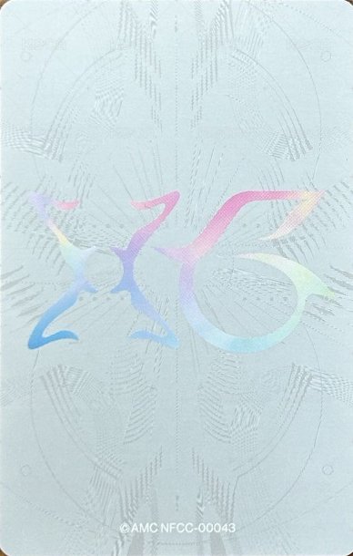 MP 專輯卡  背面