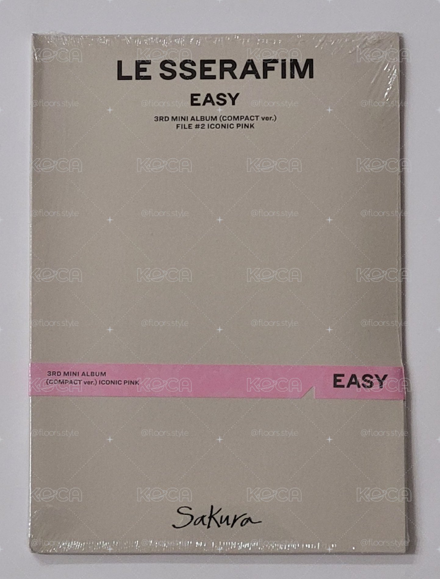 LE SSERAFIM EASY 未拆專 COMPACT版 SAKURA 單封