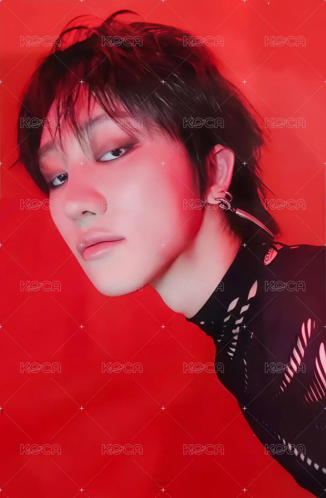 正五 yzy 上海 簽售卡  正面